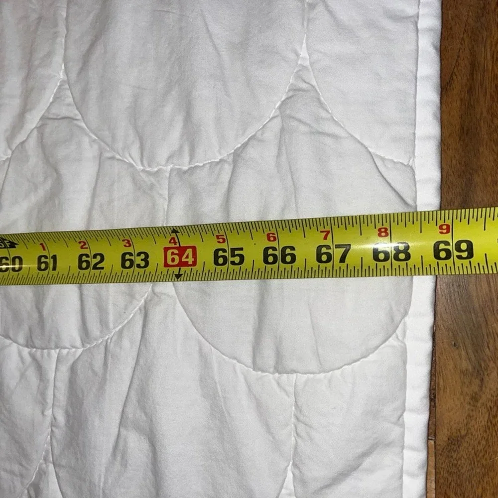 Hästens White Mattress Cover 80x69 Quilted Cotton & Tencel Fill Corner Straps
